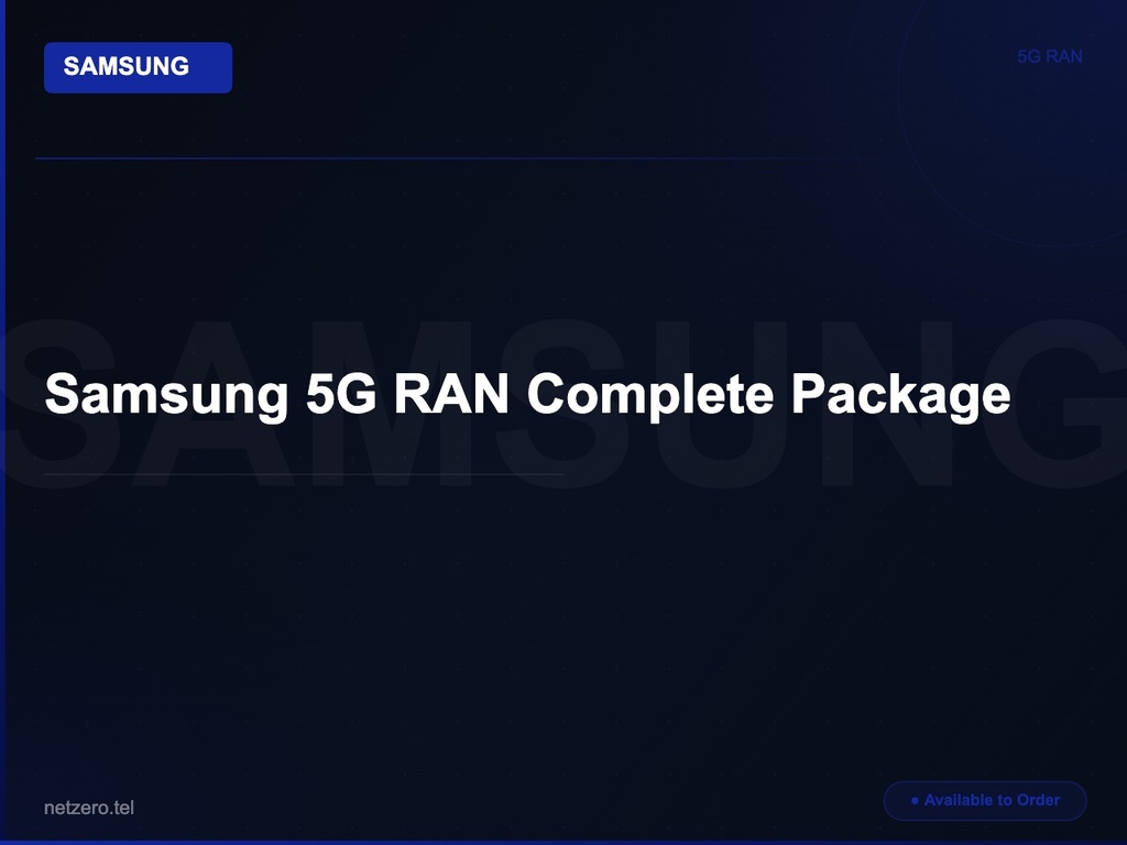 [NZT-VCN-45068] Samsung 5G RAN Complete Package