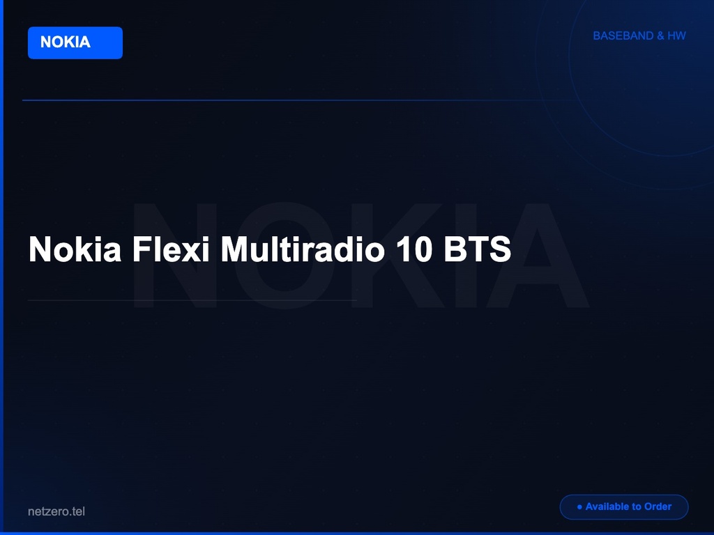 [NZT-VCN-45108] Nokia Flexi Multiradio 10 BTS