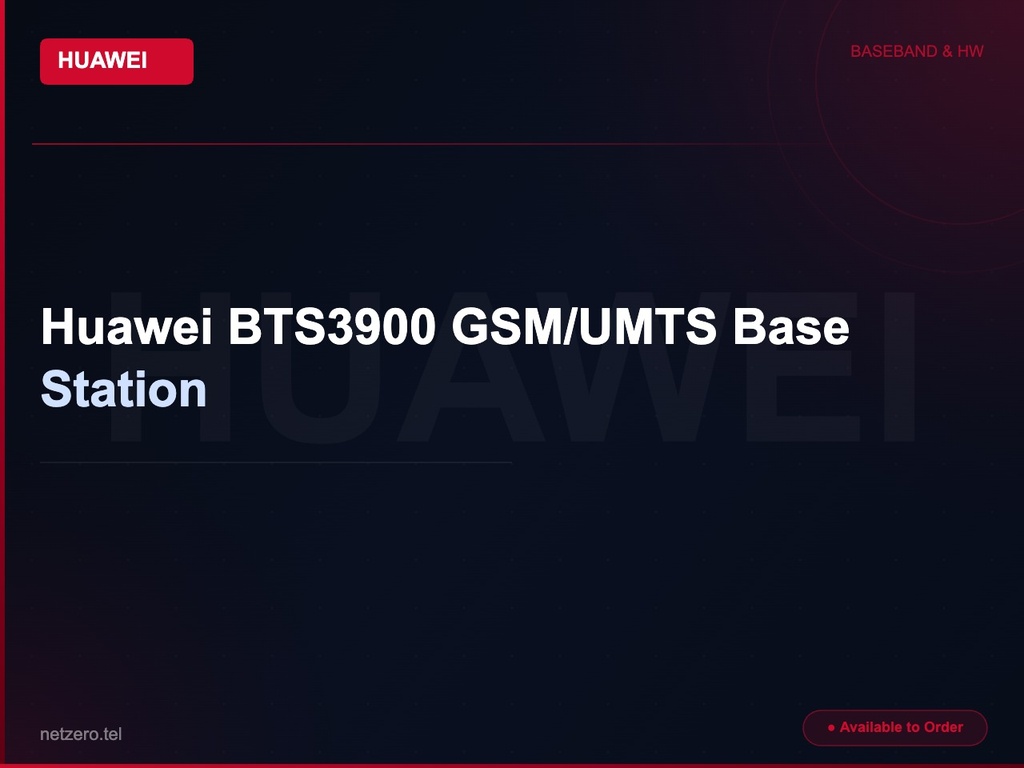 [NZT-VCN-45113] Huawei BTS3900 GSM/UMTS Base Station