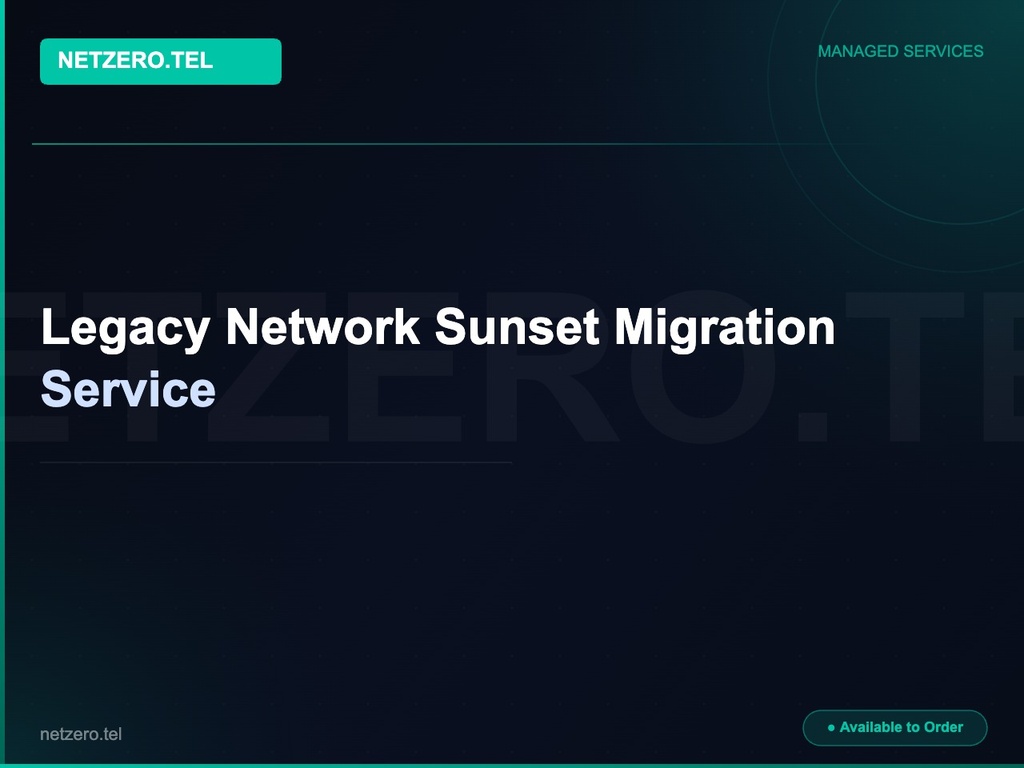 [NZT-VCN-45117] Legacy Network Sunset Migration Service